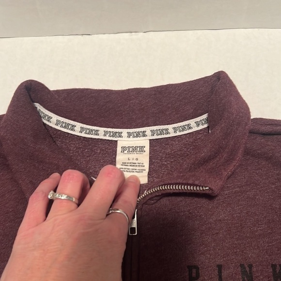 Pink large sweatshirt. 86 love - Picture 3 of 4